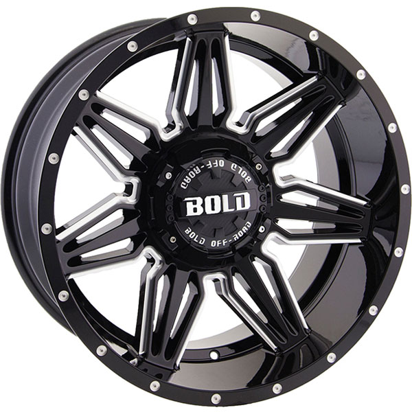 Bold BD001 Gloss Black Milled