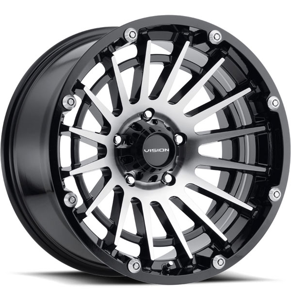 Vision 417 Creep Gloss Black with Machined Face