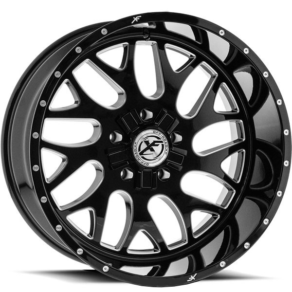 XF Off-Road XFX-301 Black with Milled Spokes