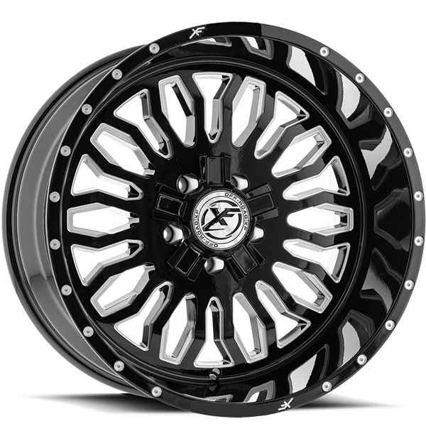 XF Off-Road XFX-305 Gloss Black with Milled Spokes